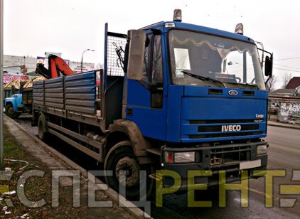 Аренда крана манипулятора IVECO Cargo 12 тонн IVECO Cargo 180E24