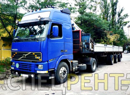 Аренда и услуги крана манипулятора VOLVO FH12 420
20 тонн VOLVO