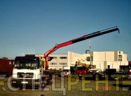 Аренда и услуги крана манипулятора MAN 15 тонн MAN