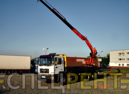 Аренда и услуги крана манипулятора MAN 15 тонн MAN