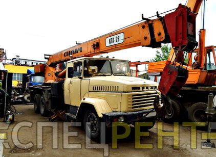 Аренда автокрана Краз КТА-28 Силач 28 тонн КРАЗ КТА-28 Силач