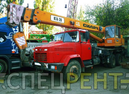Аренда автокрана Краз КТА-28 Силач 28 тонн КРАЗ КТА-28 Силач
