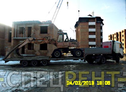 Аренда трала МАЗ 24 тонны МАЗ