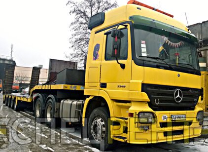 Перевозки тралом MERCEDES 60 тонн MERCEDES