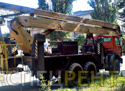 Аренда автовышки КАМАЗ, 28 метров, полный привод КАМАЗ