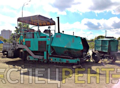 Аренда асфальтоукладчика Vogele Super 2500 Аренда асфальтоукладчика