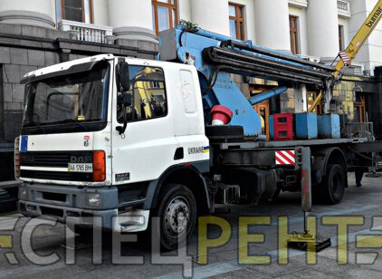Аренда автовышки DAF 34 метра DAF